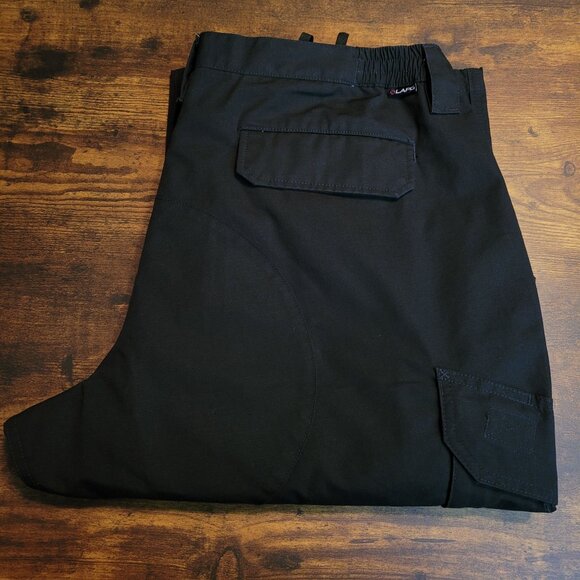 LAPG Tactical Pants Womens 18 L Cargo Mid Rise Rip Stop EMT LEO Military Black - Picture 3 of 13